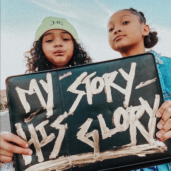 My Glory His Story custom Faith workbook clutch - Picture 2 of 2